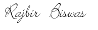 Rajbir Biswas Signature